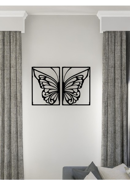 Butterfly Metal Duvar Panosu