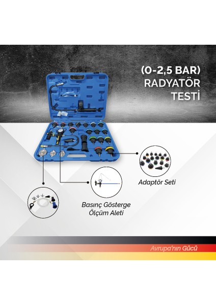Radyatör Test Cihazı 27 Parça