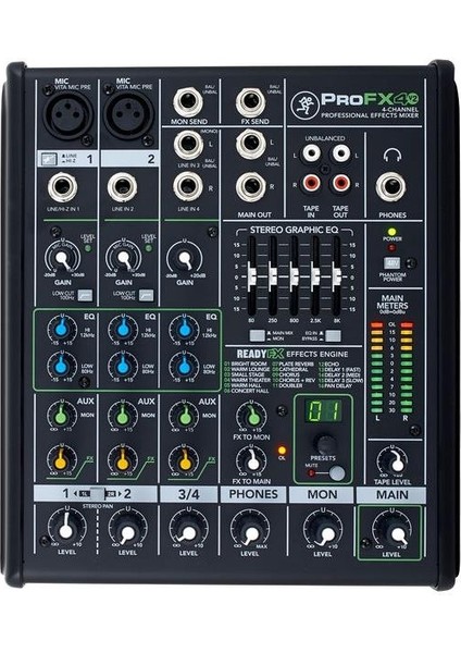 PROFX4v2 4 Kanal Analog Mikser