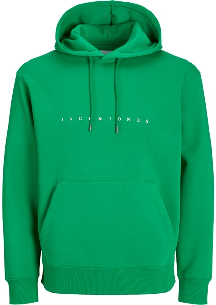 Jack & Jones Kabartma Baskili Kapüsonlu Sweatshirt - Star