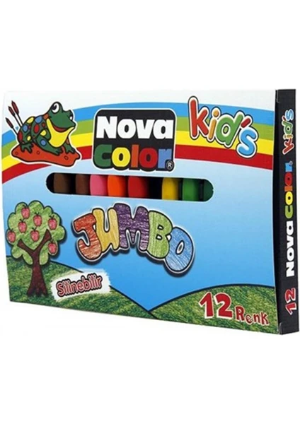 Nova Color Jumbo Mum Boya 12 Renk