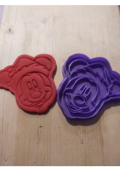 Yılbaşı Şapkalı Mıckey Mouse Kurabiye Kalıbı fiyatları