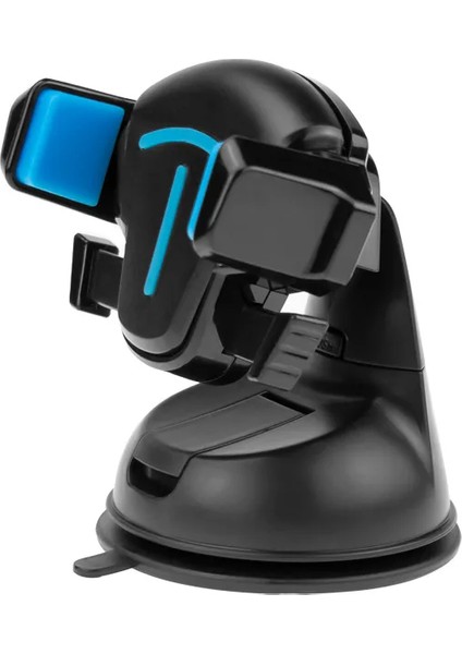 Premium Serisi A062 Vantuzlu 360 Derece Süper Güçlü Ergonomik Araç Içi Telefon Tutucu Holder - Siyah fiyatları