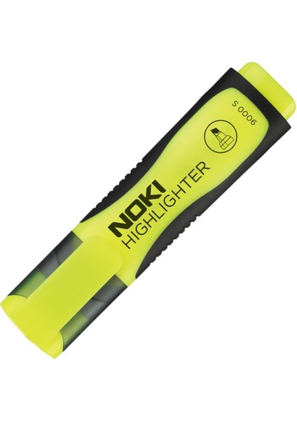 Fosforlu Kalem - 1 Adet, Sarı Renk, Standart Boyut, Sökülebilir Kapak