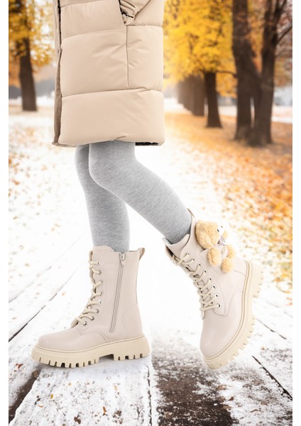 450 Ayıcıklı Fermuarlı Kız Çocuk Günlük Bot Ayakkabı fiyatları