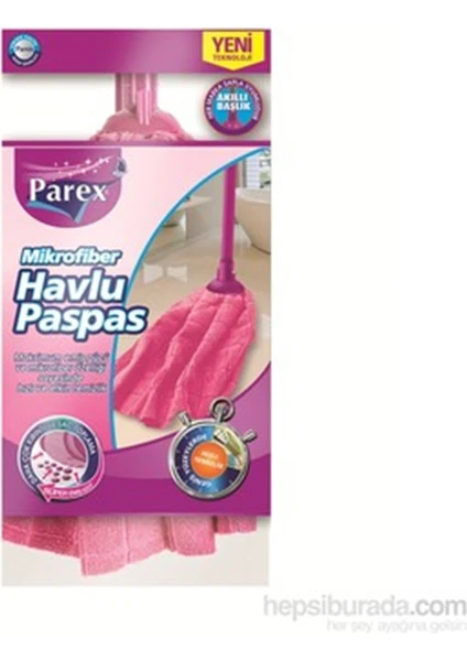 Mikrofiber Havlu Paspas Yedeği - Pembe