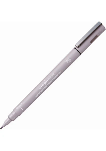 Uni Pin Brush Fırça Uçlu Kalem BR-200 Light Grey