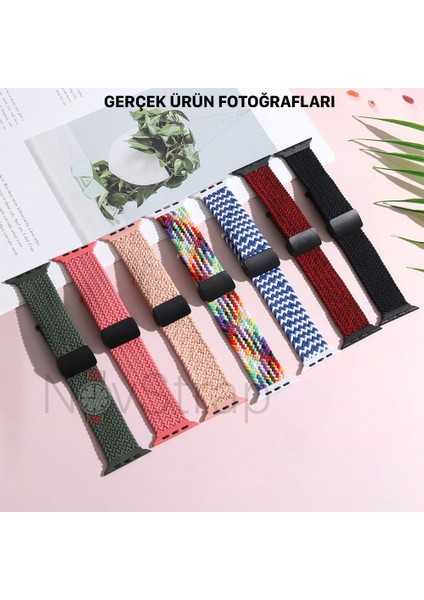 Apple Watch 38 40 41 mm Seri 3 4 5 6 7 8 9 Se 2 ile Uyumlu Kordon Magnet Tokalı Flexible indirimleri