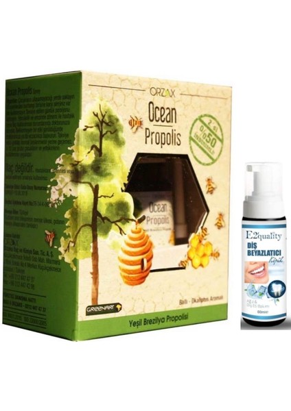 Ocean Propolis Sprey 20+20 Ml - Diş Beyazlatıcı Köpük