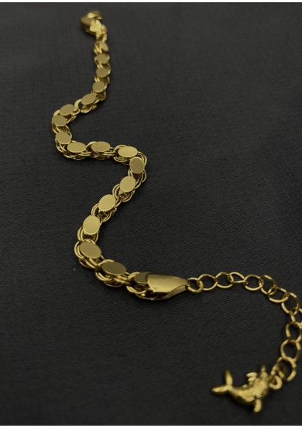 Gold Renk Ezme Çelik Bileklik