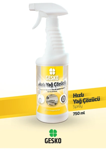 Ağır Kir Yağ Sökücü, Fırın ve Izgara Temizleyici Sprey 750 ml