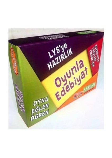 Star Lys'ye Hazırlık Oyunla Edebiyat Oyna Eğlen Öğren Edebiyatta Tabuları Yıkmak Için Oyunla Edebiyat