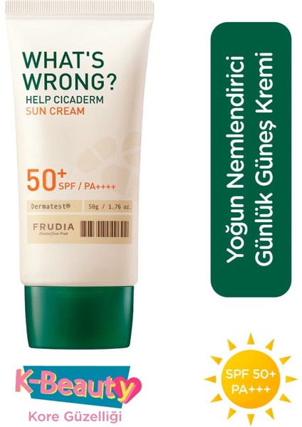 Frudıa What's Wrong Cıcaderm Günes Kremı Spf50 50g