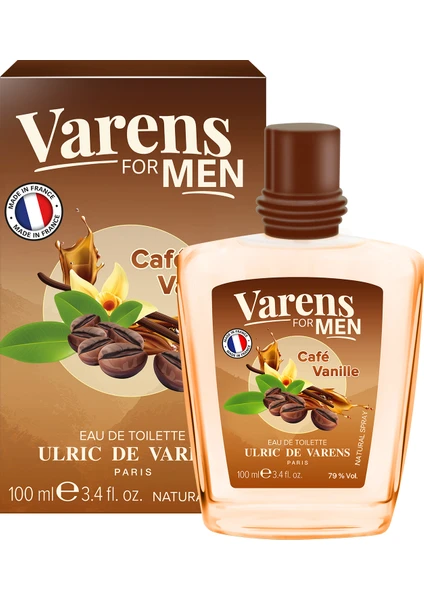 Ulric de Varens For Men - Café Vanille EDT Erkek Parfüm 100 ml