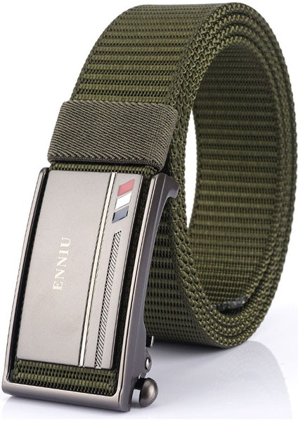 Otomatik Tokalı Erkek Çabuk Kuruyan Naylon Çinko Alaşımlı Kot Kemer (Yurt Dışından)