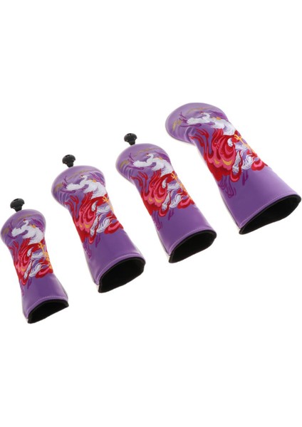 Evrensel Golf Kulübü Kapakları Woods Golf Atıcı Başörtüsü 1 3 5 Ut Pu + Kadife 1 (Yurt Dışından) modelleri