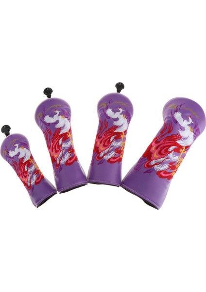 Evrensel Golf Kulübü Kapakları Woods Golf Atıcı Başörtüsü 1 3 5 Ut Pu + Kadife 1 (Yurt Dışından) fırsatları