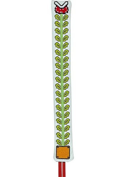 Golf Hizalama Çubuğu Başörtüsü Golf Koruyucu Golf Hizalama Çubuk Kapağı Beyaz (Yurt Dışından)