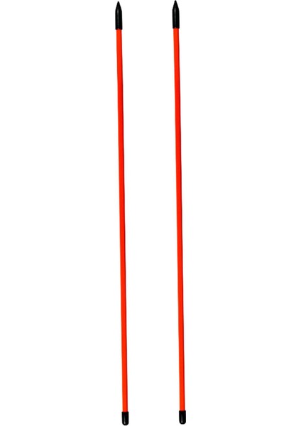 2 Adet Golf Hizalama Çubukları Golf Eğitim Ekipmanları Egzersiz Amaçlı Kırmızı (Yurt Dışından) modelleri