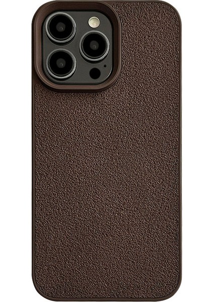 iPhone 13 Pro Max Apple Telefon Kılıfı Için Ay Deliği Çimento Deseni (Yurt Dışından)