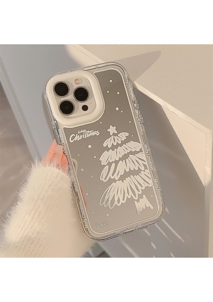 Noel Ağacı Ayna iPhone 12 Pro Max Apple Telefon Kılıfı (Yurt Dışından) fırsatları