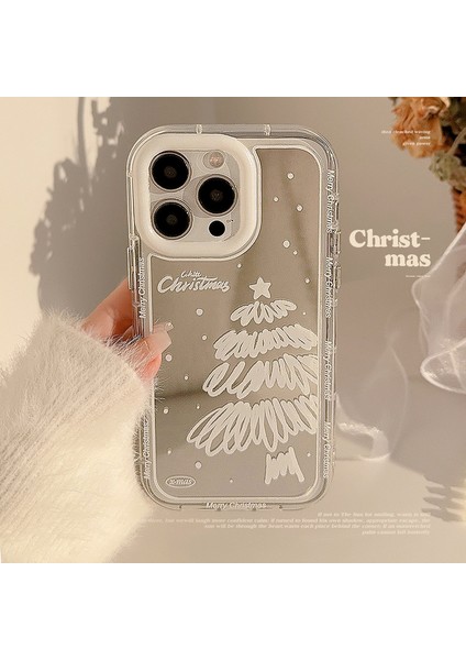 Noel Ağacı Ayna iPhone 12 Pro Max Apple Telefon Kılıfı (Yurt Dışından) indirimleri
