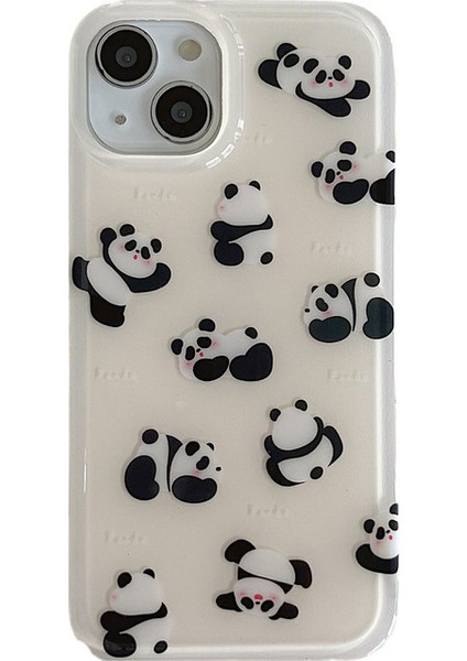 Panda Print For iPhone 14 Pro Apple Telefon Kılıfı (Yurt Dışından)