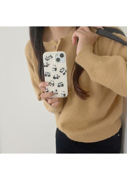 Panda Print For iPhone 14 Pro Apple Telefon Kılıfı (Yurt Dışından) modelleri