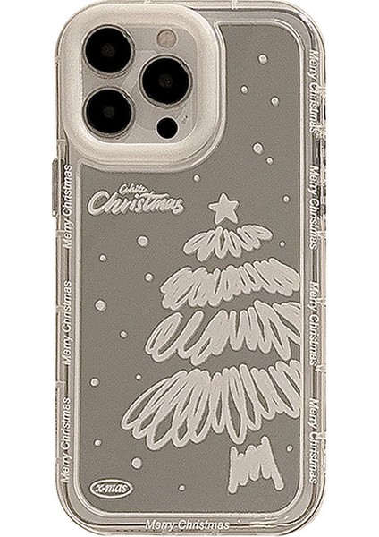 iPhone 12 Apple Telefon Kılıfı Için Noel Ağacı Aynası (Yurt Dışından)