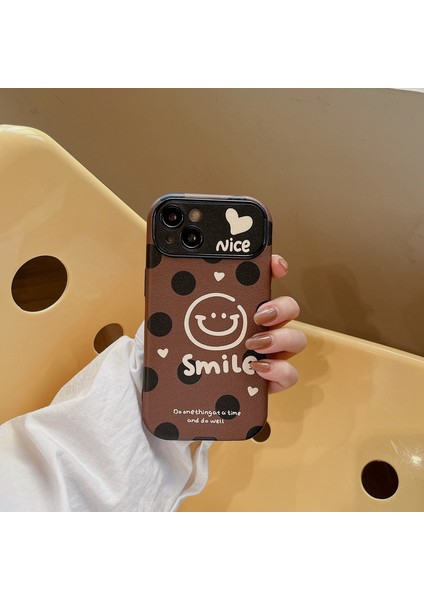 Polka Dot Graffiti Smiley Face For iPhone 12 Apple Telefon Kılıfı (Yurt Dışından) fiyatları