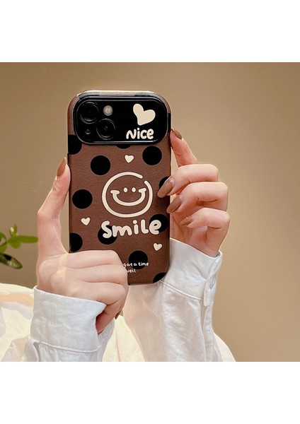 Polka Dot Graffiti Smiley Face For iPhone 12 Apple Telefon Kılıfı (Yurt Dışından) fırsatları