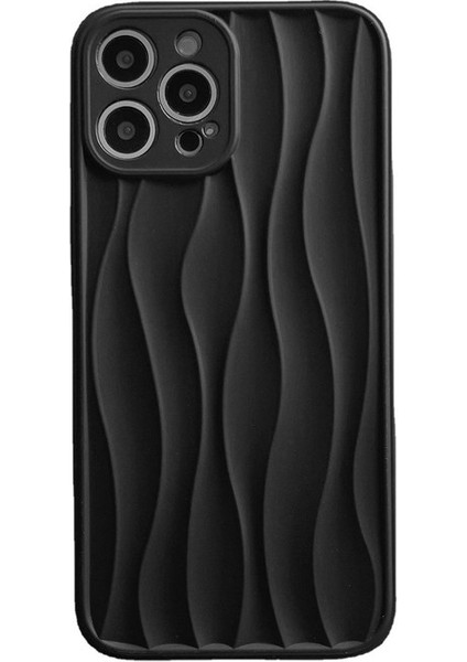 iPhone 11 Promax Apple Telefon Kılıfı Için Silikon Mat Buzlu Su Dalgası (Yurt Dışından)