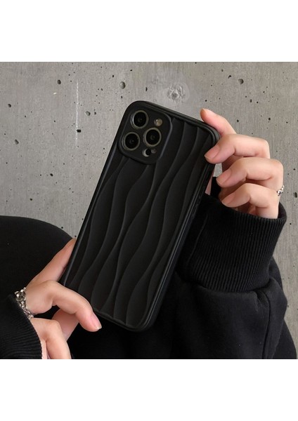 iPhone 11 Promax Apple Telefon Kılıfı Için Silikon Mat Buzlu Su Dalgası (Yurt Dışından) modelleri