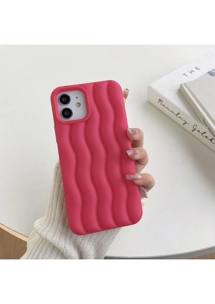 iPhone 15 Apple Telefon Kılıfı Için Silikon Üç Boyutlu Su Dalgalanması (Yurt Dışından) fırsatları