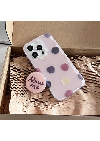 Pembe Puantiyeli iPhone 12 Pro Max Apple Telefon Kılıfı (Yurt Dışından) fırsatları