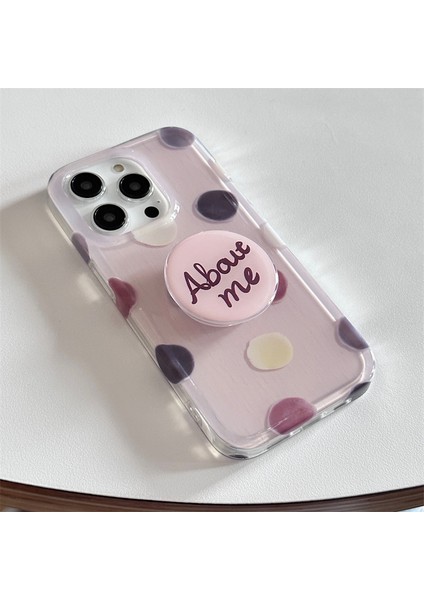 Pembe Puantiyeli iPhone 12 Pro Max Apple Telefon Kılıfı (Yurt Dışından) indirimleri