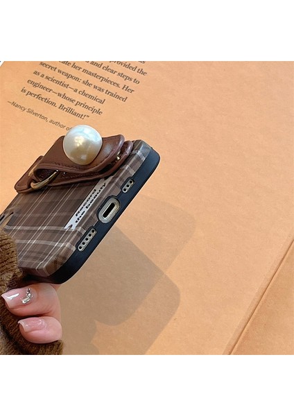 iPhone 13 Pro Max Apple Telefon Kılıfı Için Damalı Bileklik (Yurt Dışından) modelleri