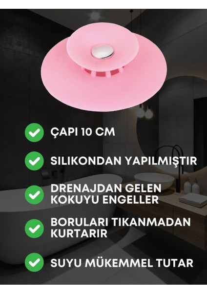 Lavabo Küvet Tıkacı Mutfak Banyo Gider Tıpası Kapağı Tıkaç Süzgeç modelleri