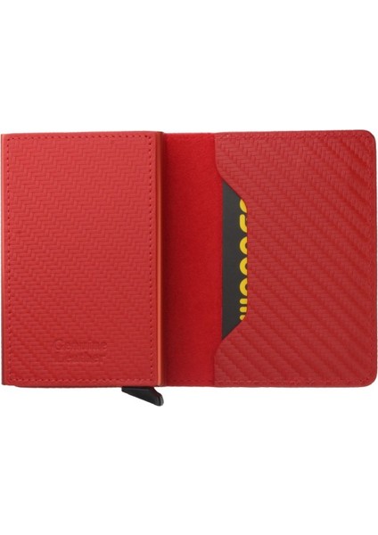 Mekanizmalı Cüzdan Akıllı Kartlık Book Karbon fırsatları