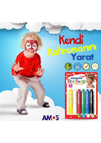 Yüz Boyası - 6 Renk