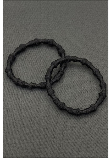 Siyah Lüks Lastik Çocuk Tokası