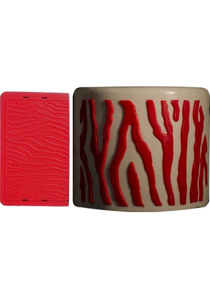 Pasta Transfer Silikonu Zebra Desen