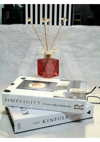 2'li Set Simplicity Kinfolk Dekoratif Kutu Set Kitap Kutu Set