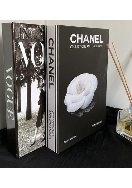 Vogue & Chanel Dekoratif Kitap Kutu 2’li Set