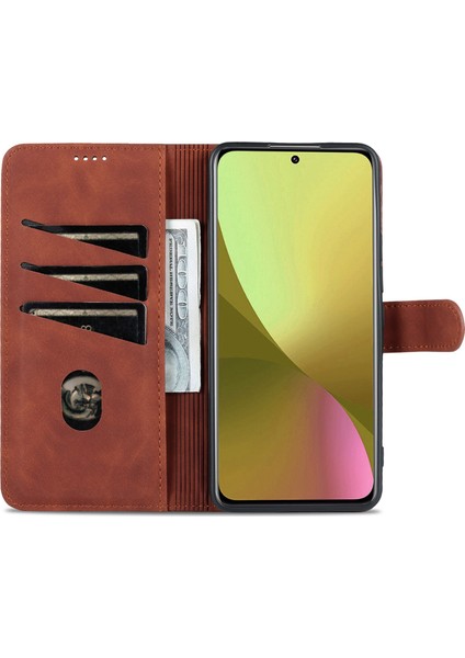 Xiaomi Için 12 Lite 5g Pu Deri Folio Flip Telefon Kapağı Anti-Drop Koruma Standı Cüzdan Case-Brown (Yurt Dışından) fiyatları