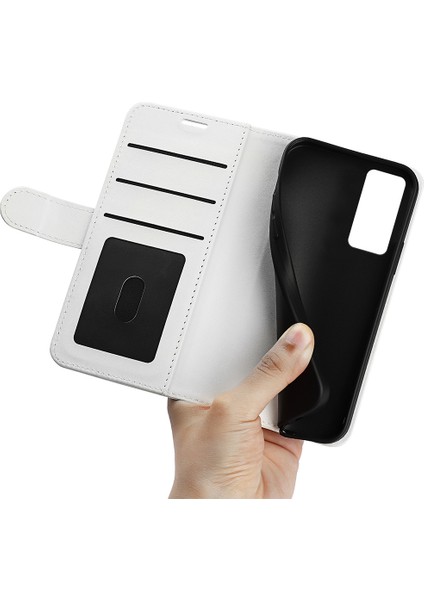 Xiaomi Için 12 Lite Cüzdan Tarzı Pu Deri Kabuk, Çılgın At Doku Kılıfı Manyetik Kapanış Folio Flip Telefon Kapağı Stand-Beyaz (Yurt Dışından) fiyatları