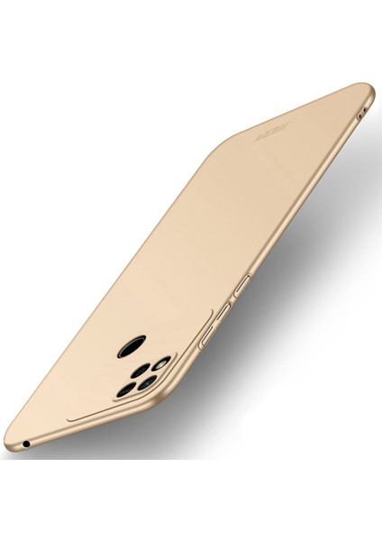 Xiaomi Redmi Için Kalkan 10A Mat Yüzey Sert Pc Kapağı Strap-Gold ile Çizgiye Karşı Çizelge Kamera Koruma Kılıfı (Yurt Dışından)