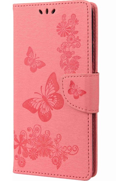 Xiaomi Için 12T 5g/redmi K50 Ultra 5g Kelebekler Çiçek Baskı Şok Geçirmez Cüzdan Kılıf Pu Deri Deri Stand Manyetik Kapanış Flip Folio Telefon Kapak Pink (Yurt Dışından) indirimleri