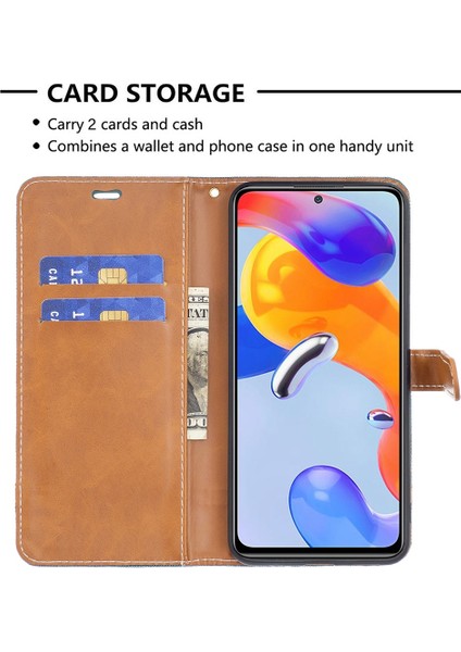 Xiaomi Redmi Için 10C Manyetik Kot Pantolon Doku Dokusu Folio Folio Flip Standı Renk Ekleme Pu Deri Cüzdan Çok Yönlü Koruma Telefon Kapak Yeşili (Yurt Dışından)