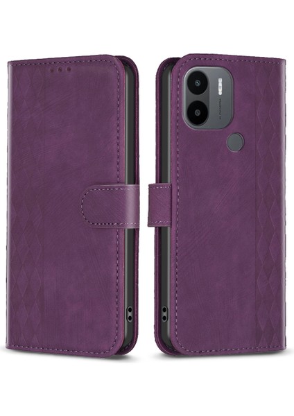Xiaomi Için Redmi A1/a1+/a2/a2+/poco C50 Cüzdan Kapağı Stand Baskı Desenli Telefon Deri Kılıf (Yurt Dışından)